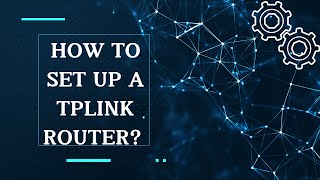 How to set up a TPLINK router TLWR820N [upl. by Eisor924]