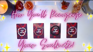 How Youll RECOGNIZE Your Soulmate 👀💓🔮 Detailed Pick a Card Tarot Reading ✨ [upl. by Yuh]