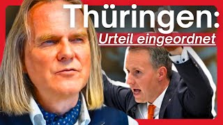 Urteil zum Thüringer Landtag  Diskontinuität und Strategem 23  Prof Dr Christian Rieck [upl. by Yug228]