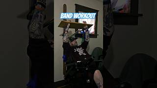 Quadriplegic Resistance Band Workout  Great Wheelchair Exercises spinalcordinjury [upl. by Sivar]