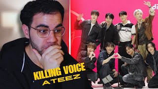 I AM ON MY KNEES  ATEEZ Killing Voice REACTION [upl. by Woolley]