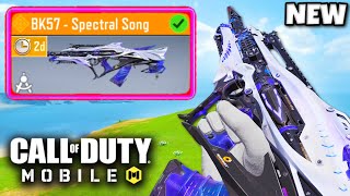 NEW LEGENDARY BK57  SPECTRAL SONG 😍 COD MOBILE [upl. by Erialcyram]