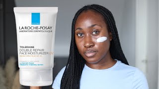 LA ROCHE POSAY TOLERIANE DOUBLE REPAIR FACE MOISTURIZER UV SPF30  TamunoAbbey [upl. by Rratsal762]