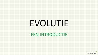 Evolutie  een introductie [upl. by Marquez]