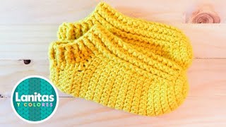 🌸Medias para Adultos a Crochet PASO A PASO  Lanitas y Colores🌸 [upl. by Faxun]