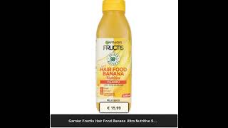 Garnier Fructis Hair Food Banana Ultra Nutritive Shampoo 350ml [upl. by Niwdla299]