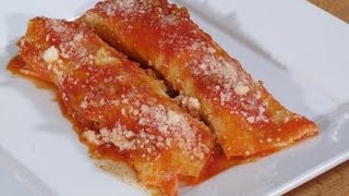 Cannelloni  Manicotti with Meat Recipe  Rossellas Cooking with Nonna [upl. by Camfort766]