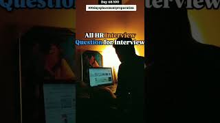 All HR Interview Question For Interview  jobsearch hr interview shorts shortvideo viralvideo [upl. by Ecnadnac]