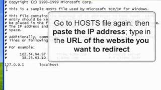 How to manipulate the hosts file [upl. by Gerge824]