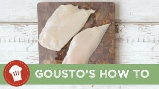 How to Make Awesome Chicken Escalopes  Gousto [upl. by Hanahsuar]