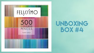 Felissimo 500 Colored Pencils Tokyo Seeds  Unboxing 4 [upl. by Nosnibor]