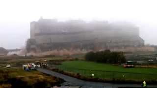 Partial demolition of Cockenzie Power Station [upl. by Gutow]