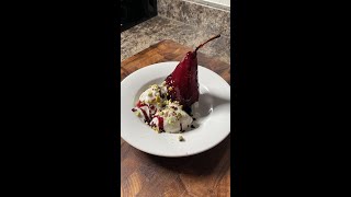 Red Wine Poached Pears [upl. by Oskar149]