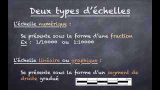 GEO4  Les échelles cartographiques [upl. by Akimal]