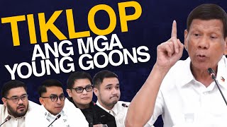 quotAKALA ko ba MATATAPANG tong mga toquot  Y0UNG G00NS NAWALAN ng YAGBOLS ng MAKAHARAP si PDU30 [upl. by Ynoep]