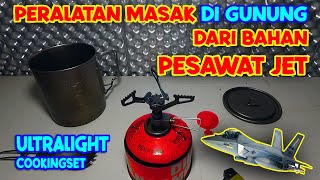 Review Alat Masak Gunung  Titanium TOMSHOO 750ml  BRS3000t Stove  VICTORINOX Classic [upl. by Silverstein789]