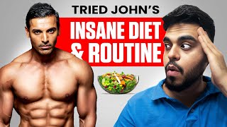 I Tried John Abraham’s Insane Diet And Routine For A Day [upl. by Yrral206]