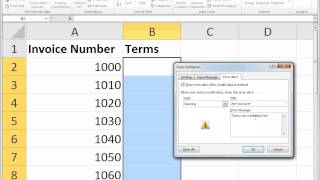 Excel Data Validation Named Range [upl. by Moor23]