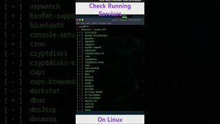 Use Service Command On Linux To See Running Services [upl. by Ahlgren]