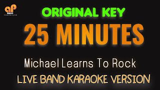 25 MINUTES  MLTR  HQ KARAOKE VERSION [upl. by Barde566]