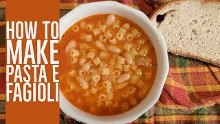 How to make Pasta Fagioli  Cara Di Falco  Caras Cucina [upl. by Adnauqaj]