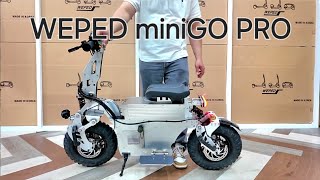 Electric Scooter WEPED miniGO PRO  대리운전 탁송 전동스쿠터 미니고 프로 [upl. by Annawahs]