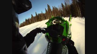 Arctic Cat 2014 ZR 8000 RR wheelie test [upl. by Ellie]