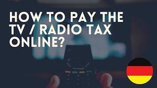 Pay TV Radio Tax in minutes [upl. by Capone447]