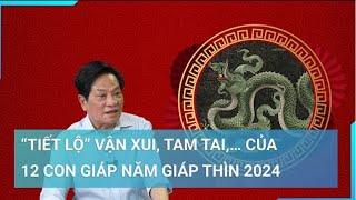 Tử vi vận hạn năm Giáp Thìn 2024 và những điều cần lưu ý của 12 con giáp  Cuộc sống 24h [upl. by Acihsay124]