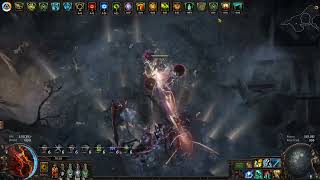 321 Crucible PoE White Wind Frost Blades Trickster  Simulacrum Wave 30 Double Boss Deathless [upl. by Eimmelc]