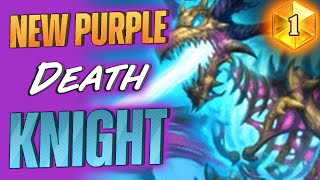 NEW Death Knight is Officially Broken Now  Purple Death Knight  Hearthstone [upl. by Odlabu]