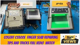 3M Cogent Cs500E Finger slab REPAIRING TIPS AND TRICKS cogent repair Kaise kare Repair Cogent [upl. by Millham]