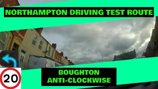 Northampton Driving Test Route  Boughton AntiClockwise  With Sat Nav And Commentary [upl. by Amil]