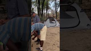 Camping in the remotest part of Tsavo East kasala area shortsfeed safari adventure [upl. by Ruthe]