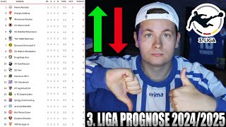 3 Liga Prognose 202425 🔴  Wer sind die Aufsteiger amp wer die Absteiger [upl. by Xavler]