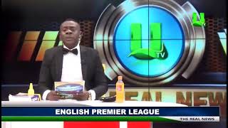 African News reporter Akrobeto tries to read English premiere league names goes viral [upl. by Butta]