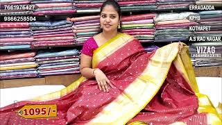 Latest warmsilk Saree Collections  Episode51965  Vigneshwara Silks warmsilk partywear [upl. by Lindell39]