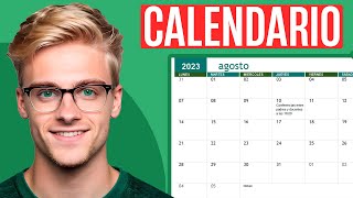 Cómo HACER un CALENDARIO en Excel 2024  Calendario 2024 en Excel [upl. by Staci70]