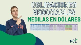 Planilla de obligaciones negociables ONs gratis Mirá el rendimiento en dólares [upl. by Jarita448]