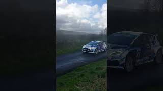 North west stages in garstang on 23rd March 2024 with Car 2 Keith Cronin in his Ford Fiesta rally2 [upl. by Nilrah]