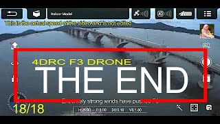 4DRC F3 1080P GPS Nocchi Fly 1818 The End amp Comments F3 Drone [upl. by Emelita]