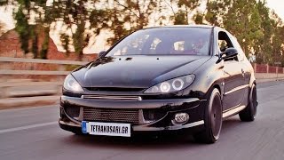 Peugeot 206 Turbo 450hp Diamantis Racing  Autokinisimag [upl. by Wildermuth]