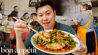 China’s Street Restaurants With No Menu But Legendary Food  Street Eats  Bon Appétit [upl. by Akirdnahs52]