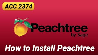 How to install Peachtree Software ACC 2374 [upl. by Casteel]