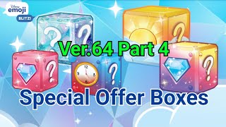 Disney Emoji Blitz V64 Part 4 Special Offer Boxes Aug29  Sep 4 [upl. by Uhthna]