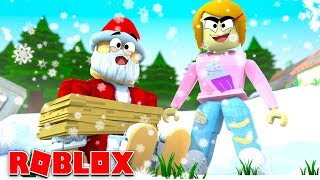 Roblox Bloxburg Molly Catches Santa [upl. by Varipapa146]