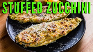 How To Make Amazing Stuffed Zucchini With Lemon And Ricotta [upl. by Merriam]