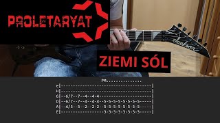 Proletaryat  Ziemi sól Guitar cover  TAB [upl. by Botsford125]