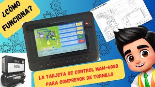 Cómo funciona la tarjeta MAM6080 para compresores de tornillo [upl. by Ynnal]