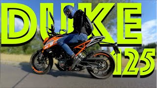 Miejski Chuligan na Prawko B  KTM Duke 125 Test Drogowy [upl. by Ttezzil]